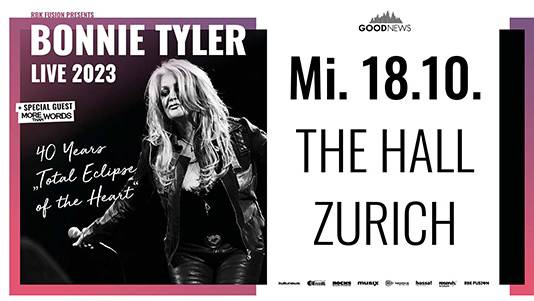Bonnie Tyler mit neuem Album The Best Is Yet To Come in Zürich