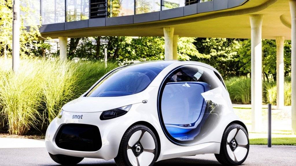 Daimler bringt Smart in Joint Venture mit Geely ein. (Bild: Studie smart vision EQ fortwo von 2017, Archiv)