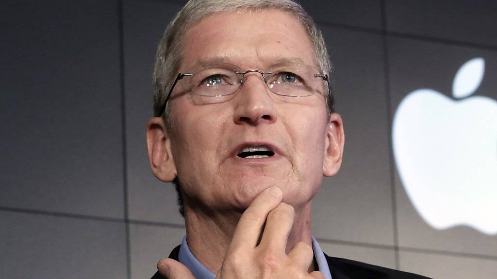 Apple-Chef Tim Cook: Nach der Niederlage in einem Patentstreit muss der US-Konzern eine US-Hochschule in Millionenhöhe entschädigen. (Archivbild)