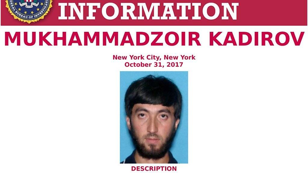 Die USA haben einen weiteren Terrorverdächtigen wegen des Anschlages in New York zur Fahndung ausgeschrieben und diese Person schnell gefasst.