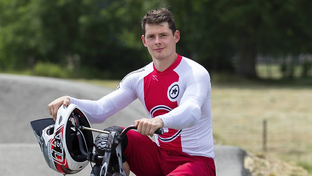Der 24-jährige Winterthurer gewinnt als erster Schweizer ein Weltcuprennen im BMX
