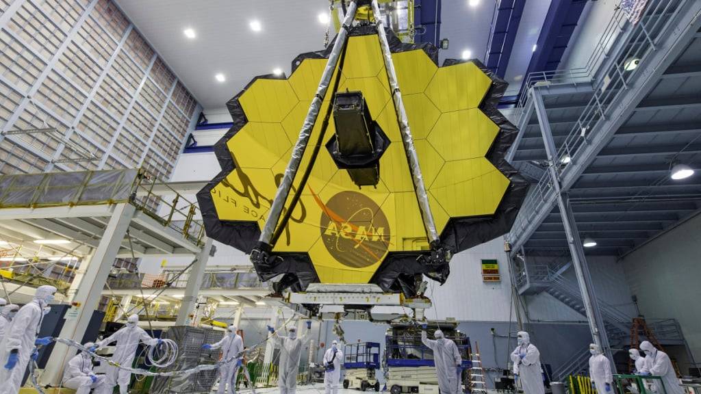 Das James-Webb-Weltraumteleskop hat eine Scheibe um einen 625 Lichtjahre entfernten Planeten untersucht. (Archivbild)