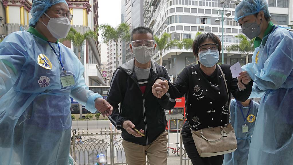 Das Coronavirus ist in China wieder auf dem Vormarsch, vor allem in der Metropole Shanghai. (Archivbild)
