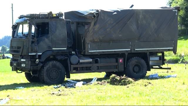 Armeeunfall im bernischen Linden: 19 teils schwer verletze Rekruten