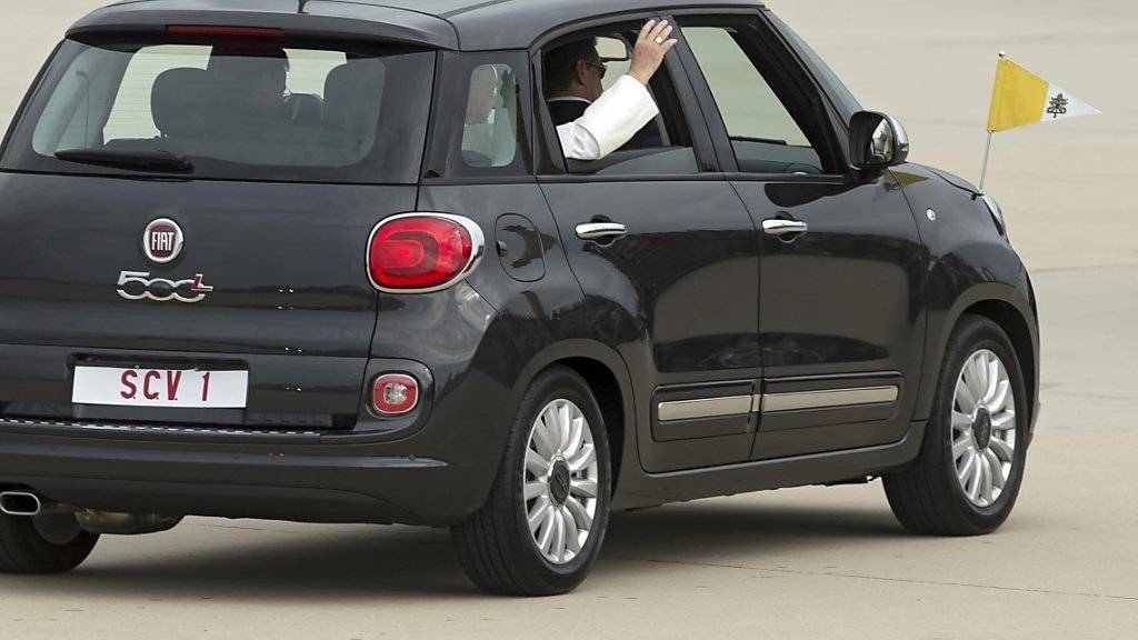Brachte 82'000 Dollar ein: Fiat 500L, der den Papst bei seiner US-Reise transportierte. (Archiv)