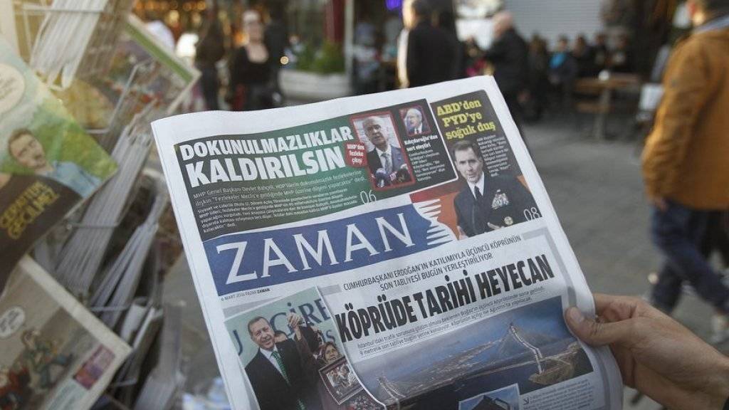 Die Kontrolle über die Zeitung «Zaman» wurde Anfang März durch die Regierung übernommen. (Archiv)