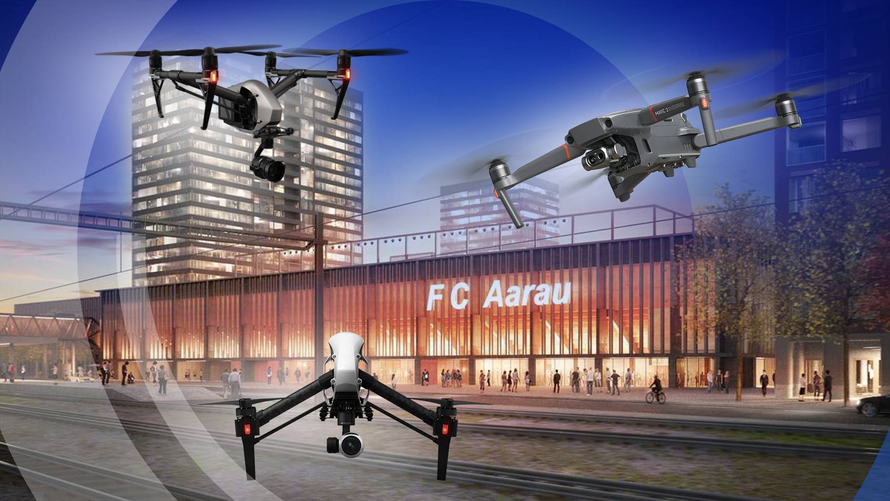 Animation zeigt Ausmasse der Aarauer „Stadion-Hochhäuser"