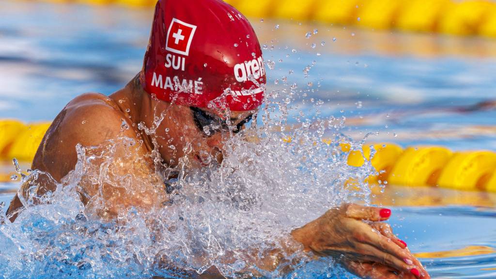 Lisa Mamié in ihrer Lieblingsdisziplin Brustschwimmen