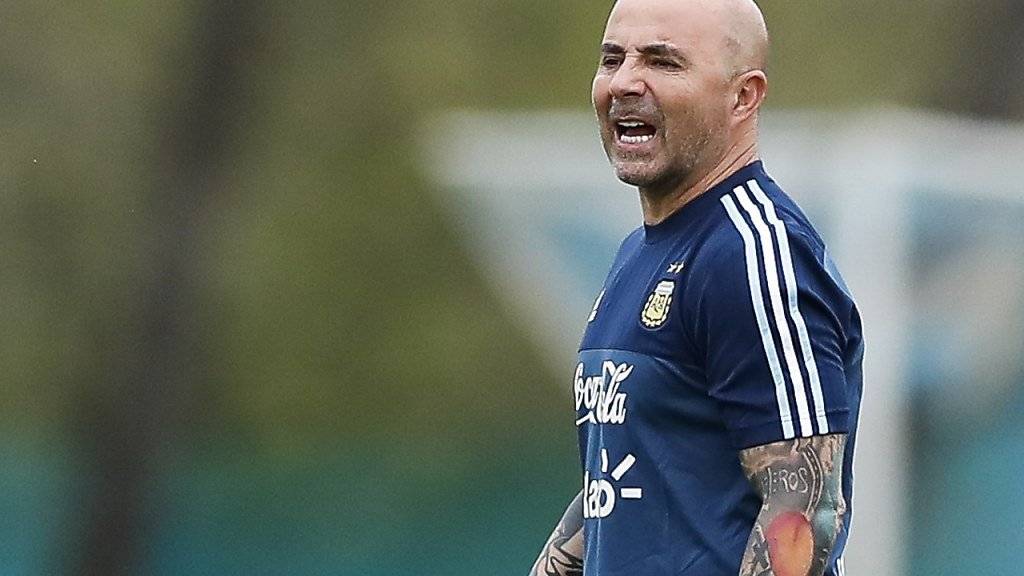 Argentinien ist im ersten Pflichtspiel unter Jorge Sampaoli unter Erfolgsdruck