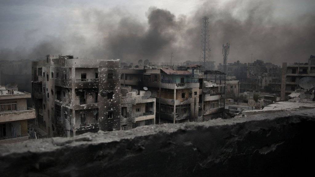 Zerstörte Gebäude in Aleppo. (Archivbild)