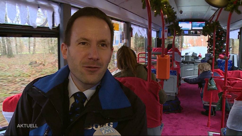 Unverhoffte Weihnachtsstimmung in Bus