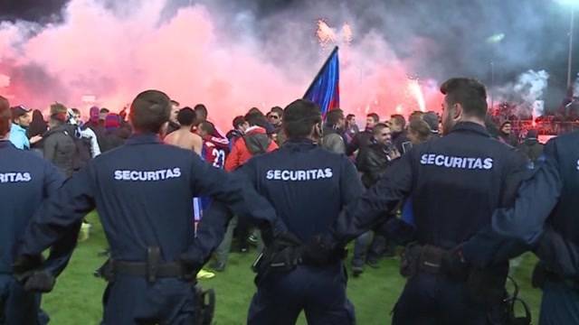 FC Aarau und Kapo gemeinsam gegen Chaoten