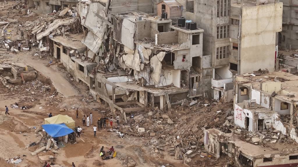 In den betroffenen Gebieten vergrößert sich die Sorge um das Weiter- und Überleben nach der Katastrophe. Foto: Muhammad J. Elalwany/AP
