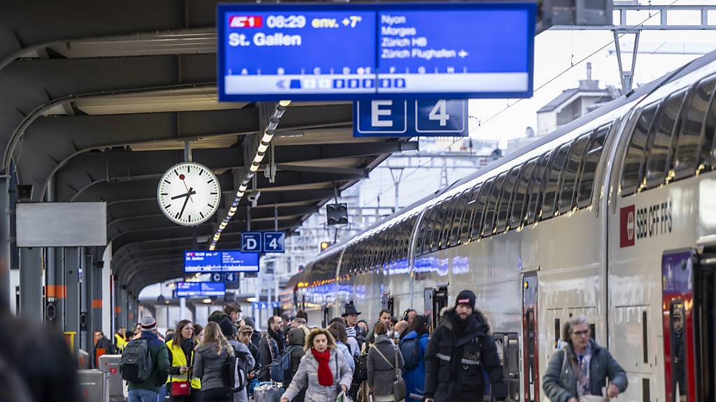 Zwischen Lausanne und Genf verkehren die Züge wieder nach Fahrplan. (Archivbild)