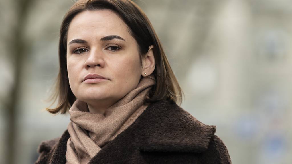 Die belarussische Oppositionelle Swetlana Tichanowskaja reiste bereits 2021 in die Schweiz. (Archivbild)