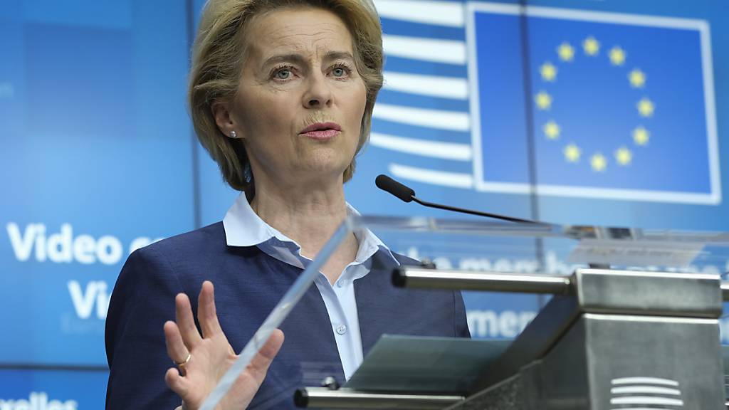 EU-Kommissionschefin Ursula von der Leyen hat US-Präsident Trump aufgefordert, den angekündigten Bruch mit der Weltgesundheitsorganisation WHO zu überdenken. (Archivbild)
