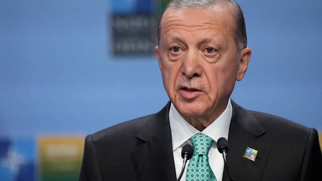 ARCHIV - Recep Tayyip Erdogan ist zuversichtlich. Foto: Pavel Golovkin/AP/dpa