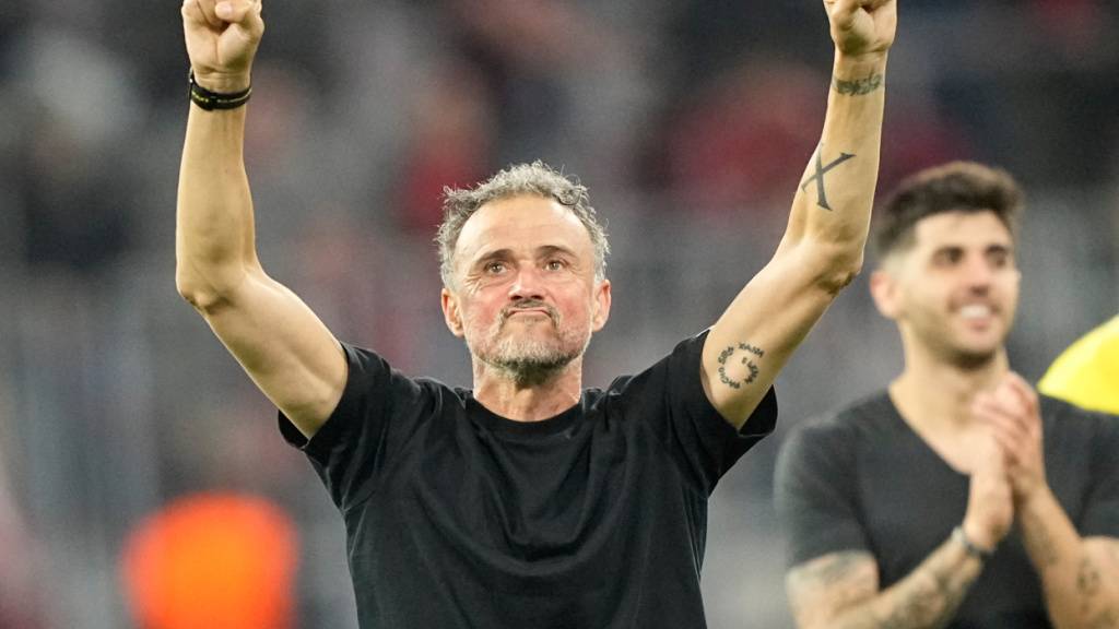 Luis Enrique steht mit Paris Saint-Germain zum zweiten Mal in Folge im Final der Champions League