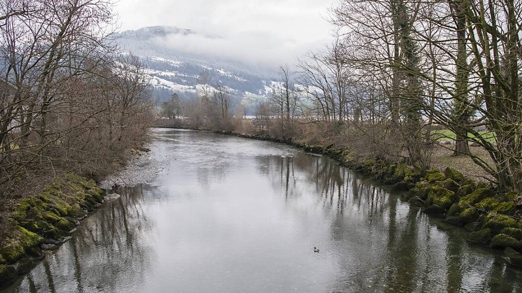 Die Muota, mit dessen Wasser die EBS Strom produziert, kurz vor der Mündung in den Vierwaldstättersee. (Archivaufnahme)