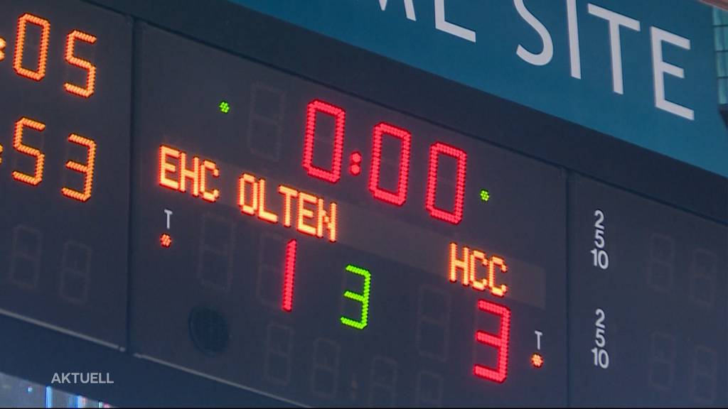 Der EHC Olten schafft es noch nicht in den Final