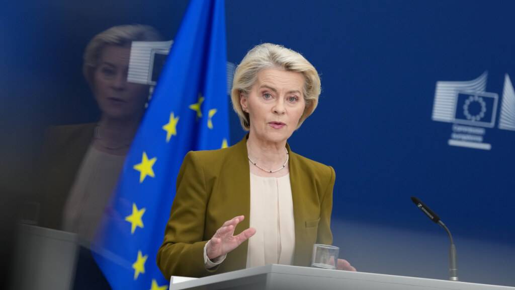 ARCHIV - EU-Kommissionspräsidentin Ursula von der Leyen. Foto: Virginia Mayo/AP/dpa