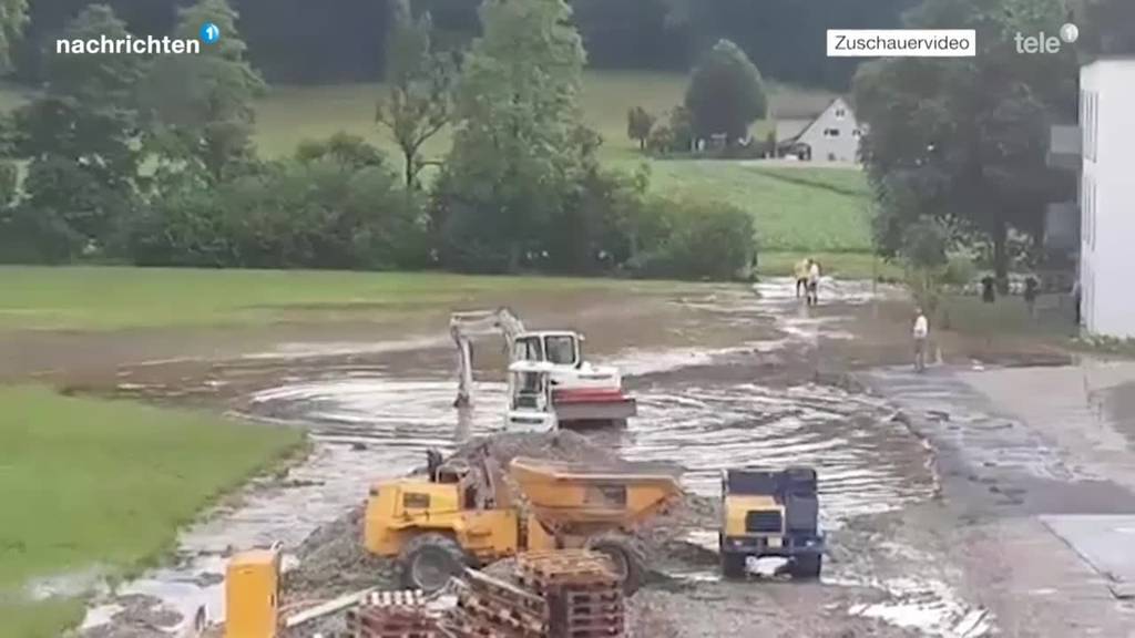 Überschwemmung Autobahn