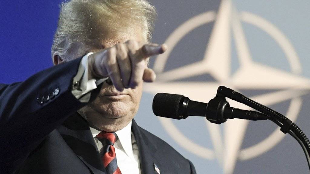 US-Präsident Donald Trump weist in Brüssel den Weg, den die Nato in Zukunft gegen soll.