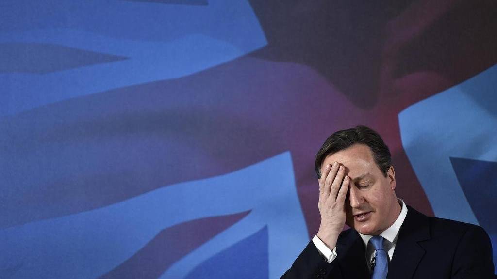 Als hätte er es geahnt: David Cameron bei einer Rede vor der Brexit-Abstimmung.