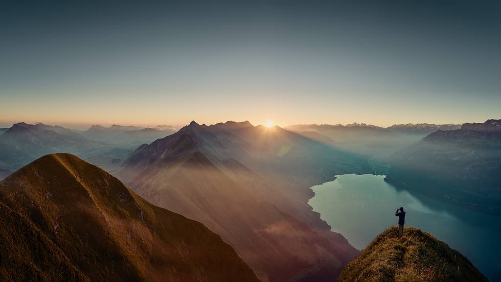 Blick auf Brienzersee