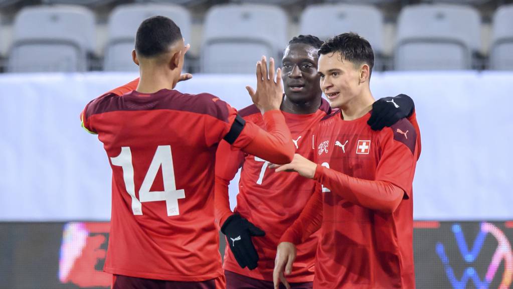 Die Schweizer U21-Nationalmannschaft bleibt in der Qualifikation für die EM 2023 auf Kurs.