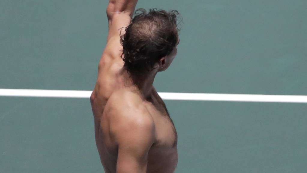 Starker Auftritt beim Davis-Cup-Final in Madrid: Rafael Nadal