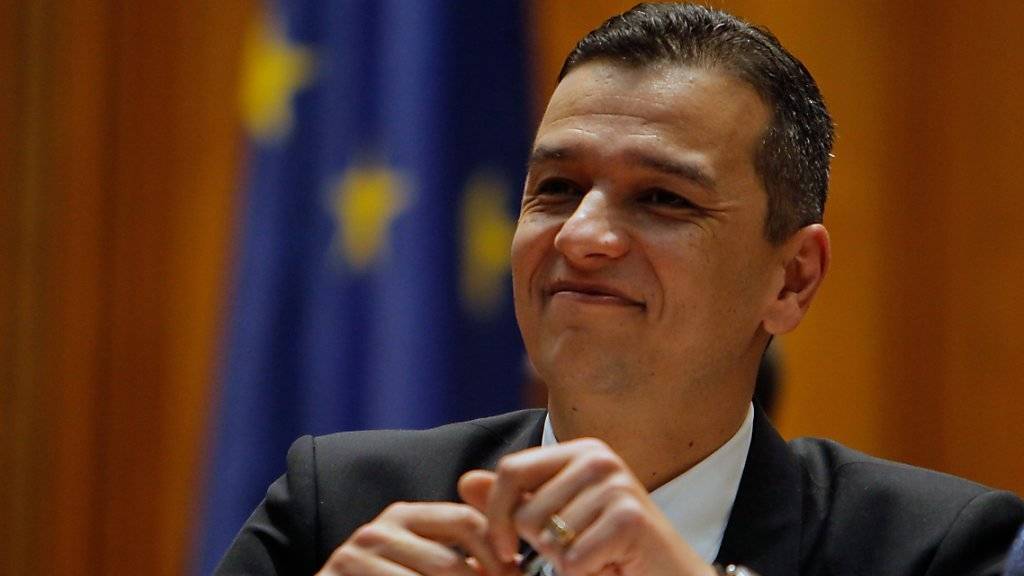 Sorin Grindeanu, der vom rumänischen Parlament gewählte neue Regierungschef