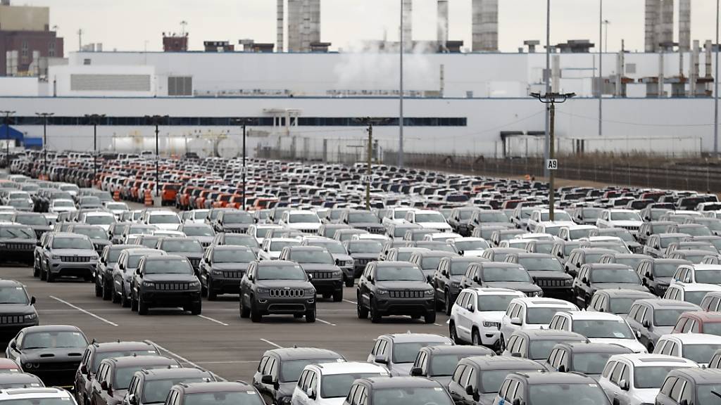 Die Industrieproduktion in den USA ist seit Beginn der Statistik noch nie so stark eingebrochen wie im April - im Bild eine Autofabrik in Detroit. (Archiv)