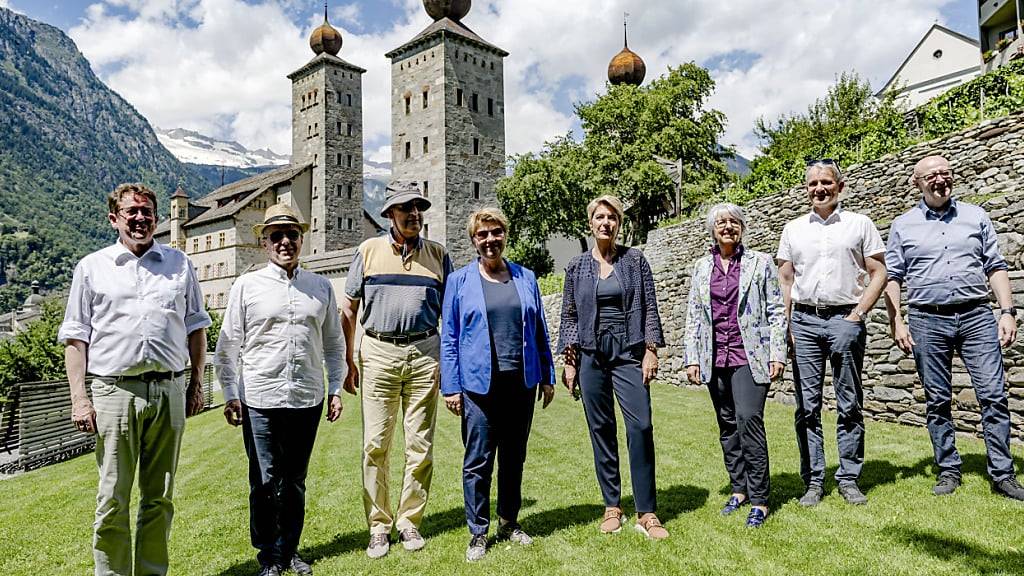 Die Mitglieder des Bundesrats halten rund um den Schweizer Nationalfeiertag 19 Reden im In- und Ausland. (Archivbild)