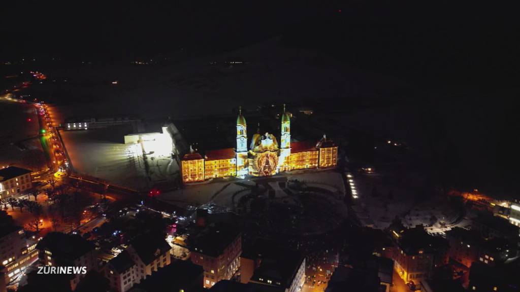 Illumination: Kloster Einsiedeln wird zum Licht-Kunstwerk