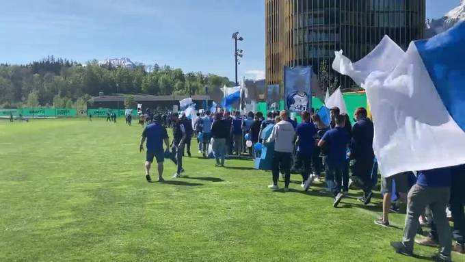 FCL-Fans überraschen «ihren» Goalie mit Abschiedsfeier