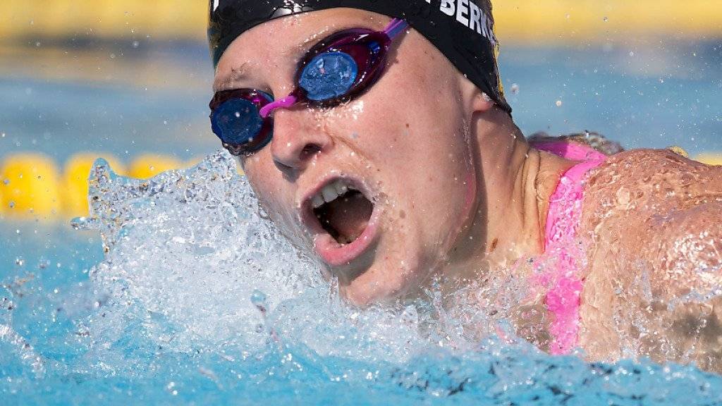 Martina van Berkel konnte sich im EM-Final über 200 m Delfin nicht mehr steigern