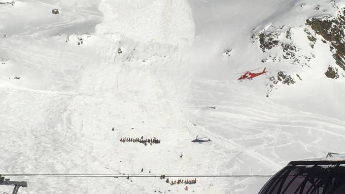 Verschüttete Piste am Oberalp wieder offen