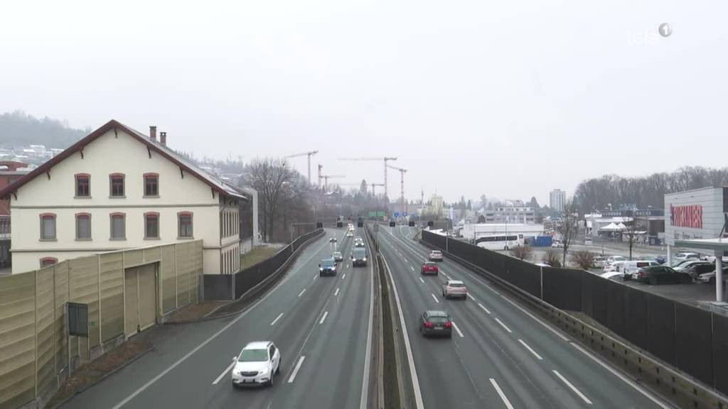 Die komplette Überdachung der Autobahn bei Kriens ist vom Tisch