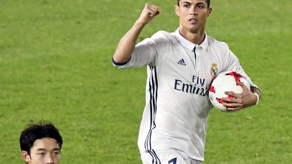 Cristiano Ronaldo war mit seinen drei Toren die zentrale Figur im Final der Klub-WM