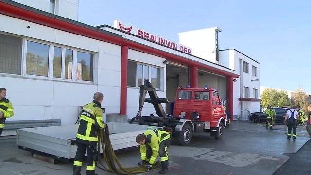 Brand bei Metzgerei Braunwalder