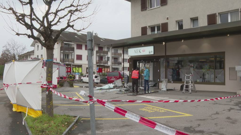 Geldautomat in Hünibach gesprengt