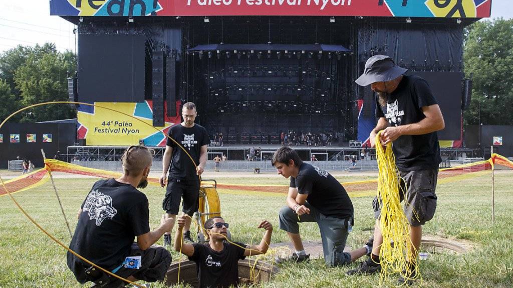 Paléo Festival in Nyon mit vielen frankophonen Zutaten