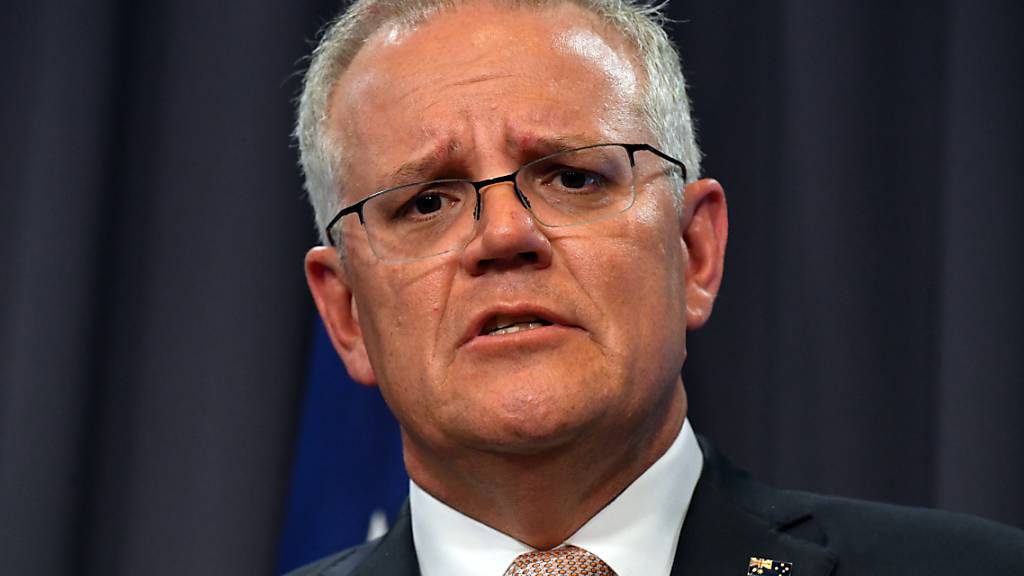 Prime Minister Scott Morrison speaks to the media during a press conference at Parliament House in Canberra, Tuesday, October 26, 2021. (AAP Image/Mick Tsikas) NO ARCHIVING