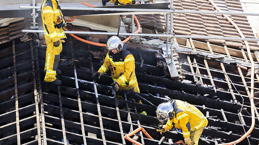 Die Feuerwehr brachte den Brand nach eigenen Angaben rasch unter Kontrolle.