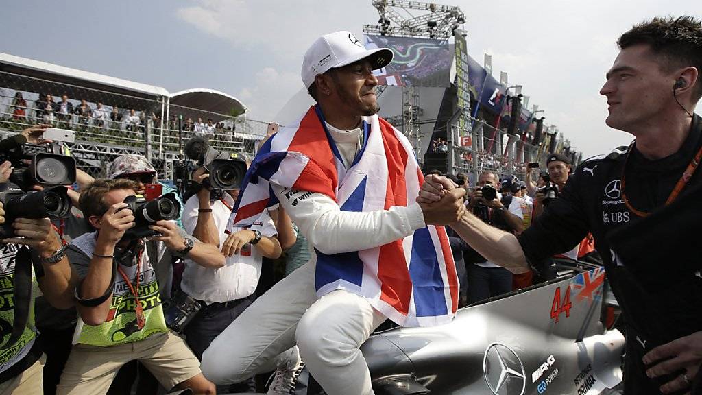 Zum vierten Mal Weltmeister: Lewis Hamilton