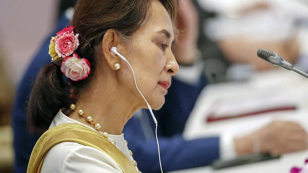 Ordnete eine Internet-Blockade in Myanmar an: die Regierung von Friedensnobelpreisträgerin Aung San Suu Kyi. (Archivbild)