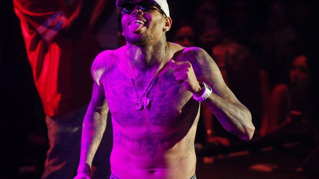 Seine Vergangenheit lässt ihn nicht los: Chris Brown darf wegen der einige Jahre zurückliegenden Prügelattacke gegen seine damalige Freundin Rihanna nicht nach Australien reisen (Archiv).