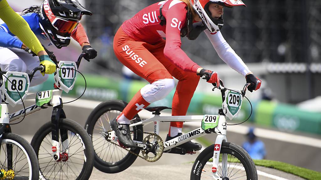 Zoé Claessens hat in diesem Heat die Konkurrentinnen im Griff: Archiv-Aufnahme von den Olympischen Spielen in Tokio