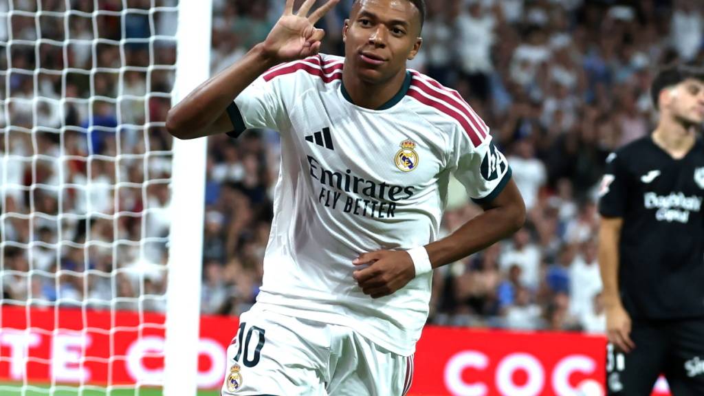 Kylian Mbappé wurde bei seinen Toren gegen Real Sociedad  gut bedient